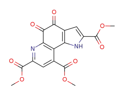 trimethyl 4,5-dihydro-4,5-dioxo-1H-pyrrolo[2,3-f]quinoline-2,7,9-tricarboxylate
