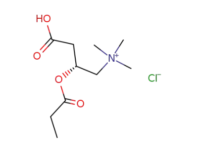 (R)-3-carboxy-N,N,N-trimethyl-2-(propionyloxy)propan-1-ammonium chloride