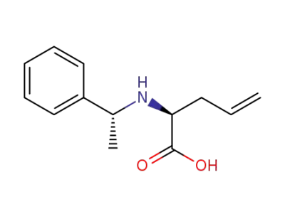(2S)-[(1'R)-phenylethylamino]-4-pentenoic acid