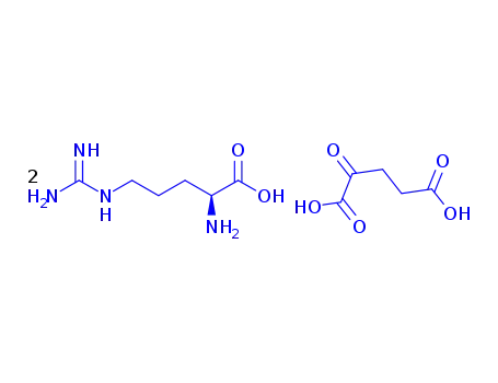 α-ketoglutaric acid di-L-arginine salt